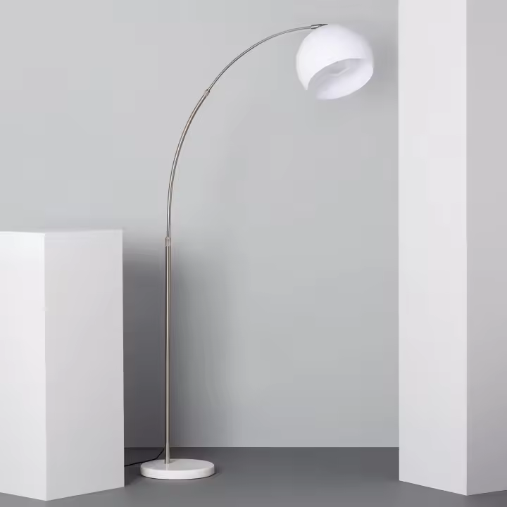 Ledkia Lámpara de Pie Gebogen - Diseño Elegante y Regulable en Altura para Interiores - 1