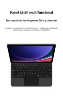 Teclado Mágico HUWEI Para Tableta Samsung Galaxy Tab S9 FE plus S7 FE S8 12.4'' Funda Inteligente Con Teclado Portugués Español Coreano Compatible Con Modelos S7 S8 S9 - details 7