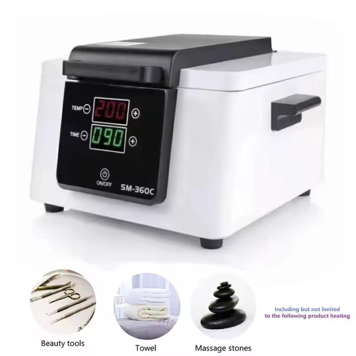 Esterilizador de Metal Profesional 300W para Uñas, Pedicura y SPA - Alta Temperatura, Rápido y Seguro, Ideal para Herramientas de Salón, Toallas y Accesorios de Belleza - 1