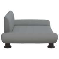 vidaXL Cama para perros de tela gris claro 70x45x28 cm - details 3