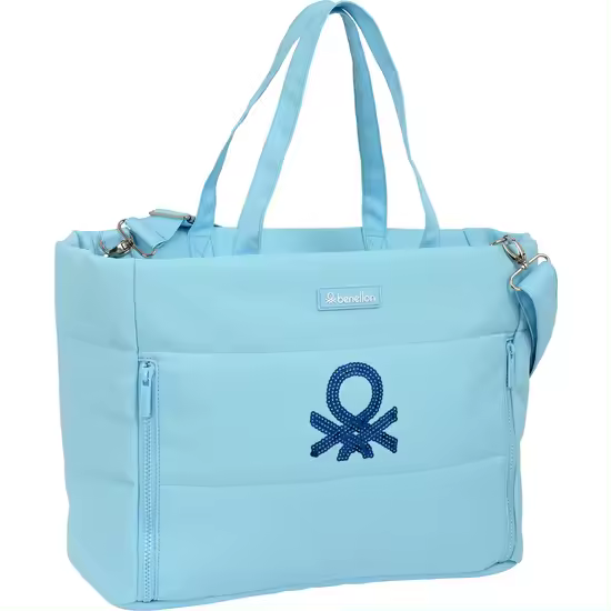 Safta Bolso para Portátil 14,1 Benetton Sequins - Gran Formato - 1