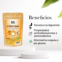 Sol Natural Cúrcuma Latte Mix Ecológico 200g – Antiinflamatorio, Sin Gluten y 100% Vegano - details 1