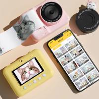Cámara Instantánea Para Niños 48MP Con Selfie 3.0 Pulgadas Y Impresora Térmica Mini Cámaras Digitales 1080P Video Papel De Foto - details 3