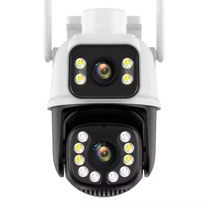 Cámara IP BESDER 8MP PTZ Con Vigilancia Nocturna Y Seguimiento Automático Para Seguridad Exterior Wifi CCTV Monitor Dual iCSee - 1