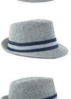 Sombrero Fedora De Lujo Para Hombres Mayores Protección Solar Para Playa Y Bodas Sombrero De Paja Para Fiesta De Jazz En Primavera Y Verano - details 15