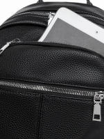 Mochila de viaje urbana sencilla de PU para mujer - details 29