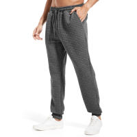 Pantalones casuales de primavera y otoño para hombre, con diseño de gofres, a cuadros, deportivos, de moda para exteriores. - details 12