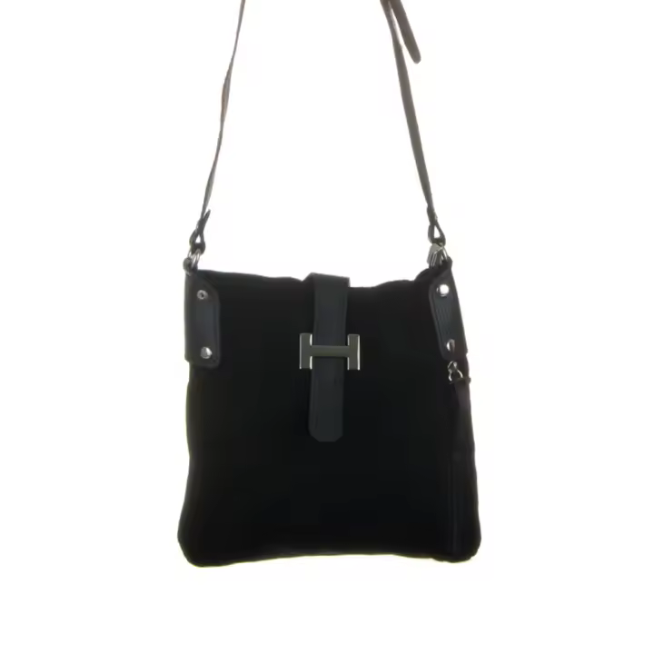 Firenze Artegiani. Milan Bolso bandolera Mujer.Piel auténtica Gamuza Dollaro . Made in Italy. Vera Pelle Italiana. - 1