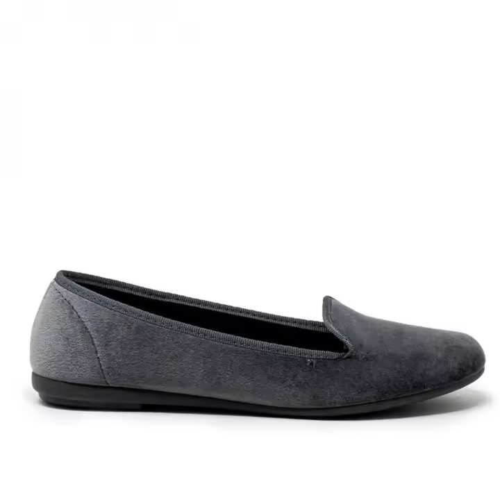 VULLADI 5403-032 Zapatillas de lona mujer 30381 XL COPETE TERCIOPELO GRIS - 1