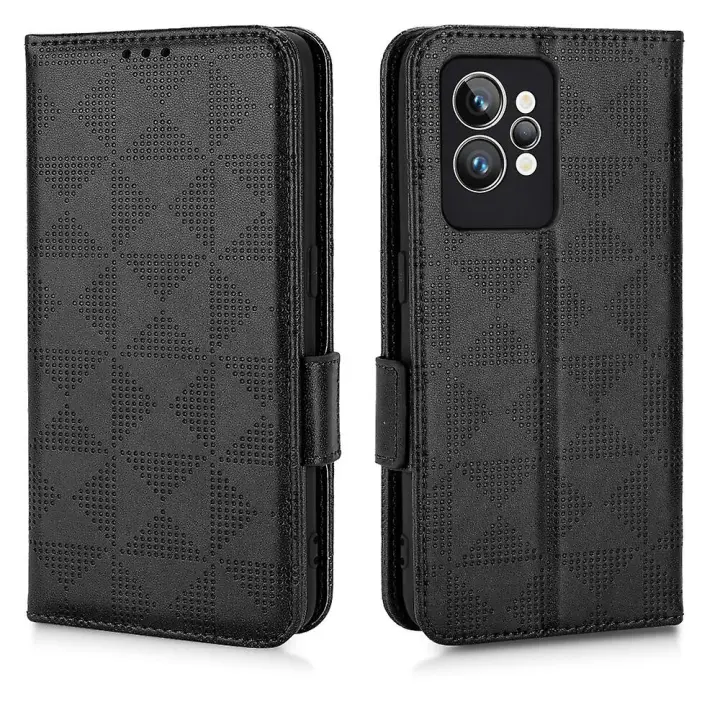 Case para realme GT 2 Pro cubierta kickstand función magnética TARJETA DE Crédito Title compatible with realme GT 2 Pro cartera Funda de cuero - 1