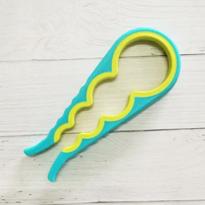 Abrigo De Botellas 4 En 1 Con Mango Antideslizante Herramientas Portátiles Para Abrir Lids Y Cans De Cervecilla Accesorios De Cocina Prácticos Y Fuerte - 1