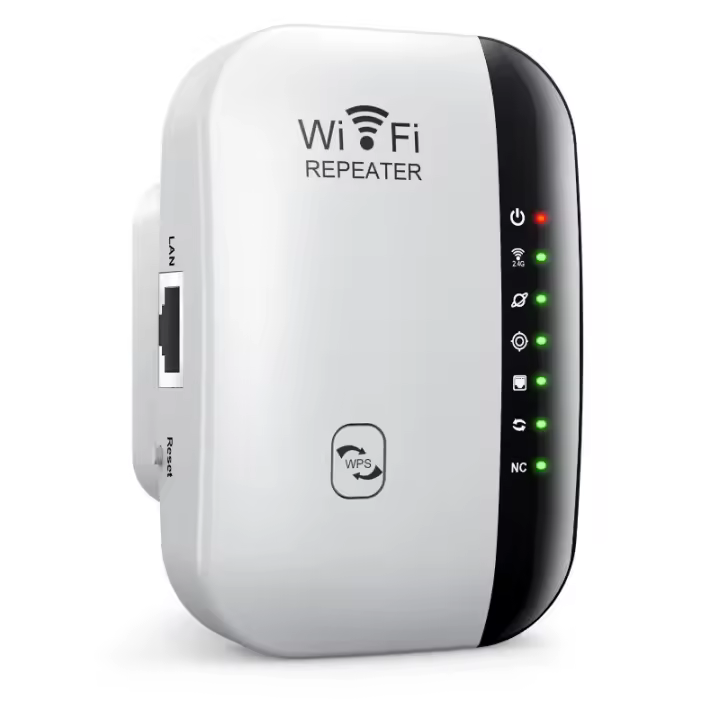 Repetidor Wifi inalámbrico, enrutador extensor de rango, amplificador de señal Wifi de 300Mbps, 2,4G, punto de acceso Ultraboost - 1