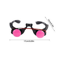 Gafas De Ojo Rojo Para Halloween Horror Cosplay Divertidas Y Aterradoras Iluminación En La Oscuridad Accesorio De Disfraz Para Fiestas Y Celebraciones - details 2