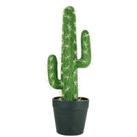 Gran Suculentas Artificiales De Espina De Desierto Para Decoración Del Hogar 30/43cm Planta Falsa De Cactus Para Interiores Sin Mantenimiento - details 5