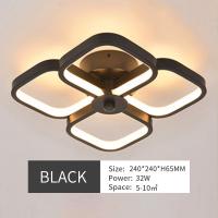 Techo LED Lámpara Decorativa Moderna Luz Brillante Regulable Forma 220V Ahorro de Energía dormitorio Salón pasillo - details 2