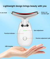 Instrumento De Rejuvenecimiento De La Piel 7 En 1 Levantamiento Y Acondicionamiento Anti Envejecimiento Para Arrugas Del Cuello Masajeador Facial Belleza USB CABLE Acrylic - details 20