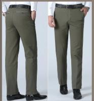 Pantalones De Trabajo Casuales Para Hombre 100% Algodón Verano Delgados Y Ligeros Estilo Clásico Negocios Moda Elásticos Talla Alta Colores Variados - details 5