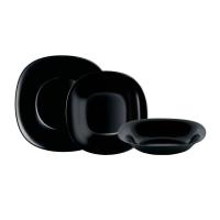 STARLEY-Vajilla Cuadrada Carine Neo Black 12 Piezas Vidrio Negro - details 0