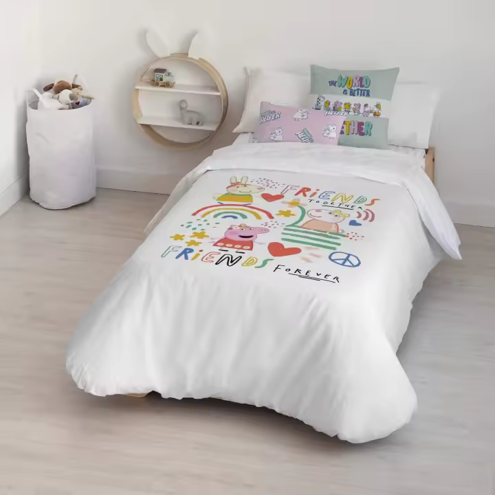 Funda Nórdica con Botones 100% Algodón Orgánico y Suavidad - 1