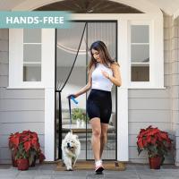 Mosquitera Magnética para Puerta 90x210 cm – Cortina Antimosquitos de Poliéster Reforzado con Imanes Potentes – Cierre Automático, Transpirable, Resistente al Viento – Fácil Instalación con Velcro y Chinchetas – Apta para Niños y Mascotas – Negro o Blanco - details 2