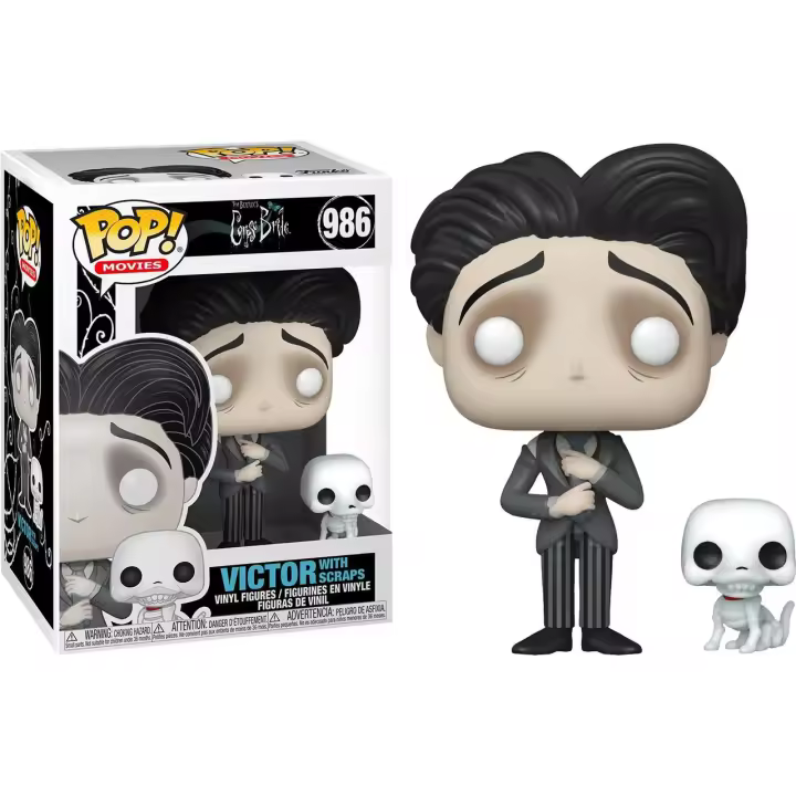 Funko Viktor Scraps   Corpse Bride Novia Cadáver 986  Pop Vinyl Disney figura figuras Pop Vinyl Funko Pop - 1
