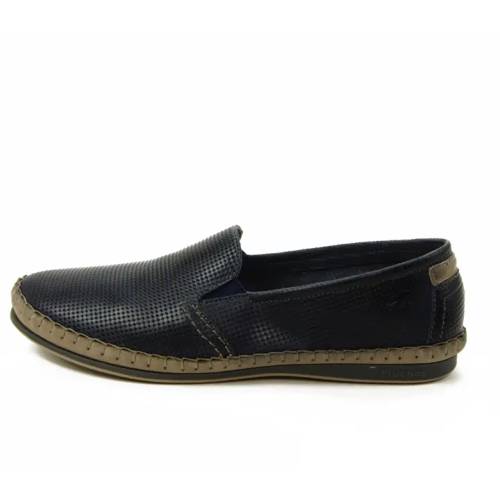 Fluchos mod. 8674 zapato casual para hombre en piel natural, sin cordones - 1