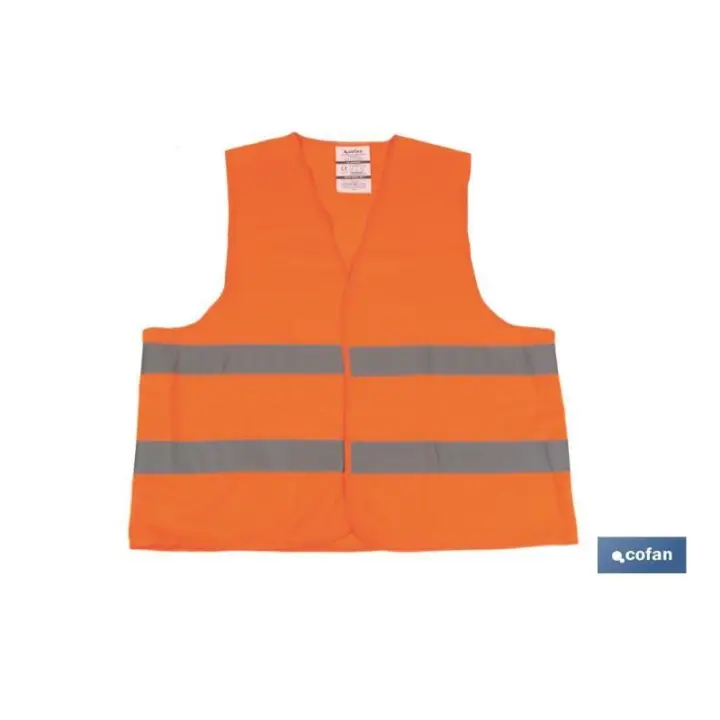Chaleco reflectante naranja - 1