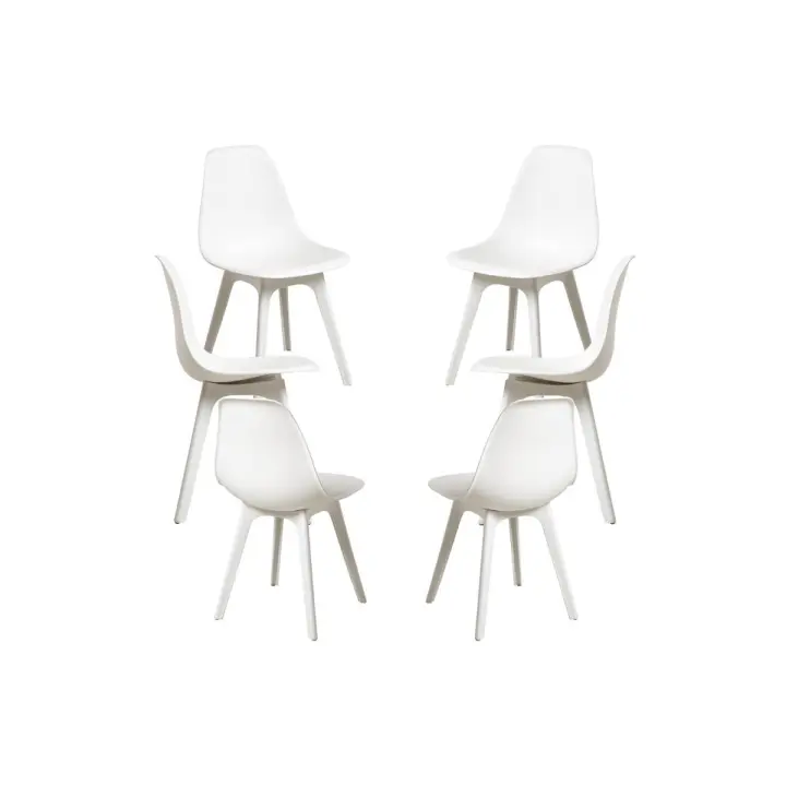 Pack 6 Sillas Kelen Suprym - Blanco - 1