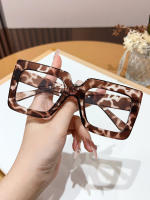 Gafas De Lectura Para Mujer Geométricas Retro Transparentes 1Pc Ideal Para Ocio Al Aire Libre Y Vida Diaria Regalos Decorativos - details 1
