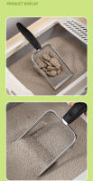 Shovel De Arena Para Gatos Pequeño Agujero Colgante Herramienta De Limpieza Para Mascotas Acero Inoxidable Scooper Para Tazón De Arena Para Gatos Y Gatitos - details 9