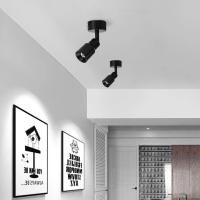 Spotlight Ajustable 5°~60° Ancho De Haz Restringido LED Negro Blanco Foco Instalación En La Parte Superior De La Sala Luz De Punto Con Zoom - details 5