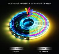 Tira De LED RGBIC Tuya Smart WIFI Flexible 12V IC Addressable WS2811 Para Alexa Google Control Por APP Luz Neón RGB Para El Hogar - details 5