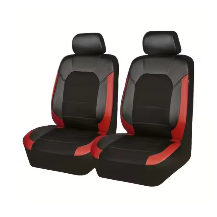 Funda universal para asiento de coche, funda de asiento de coche bordada de PU para todas las estaciones - 1