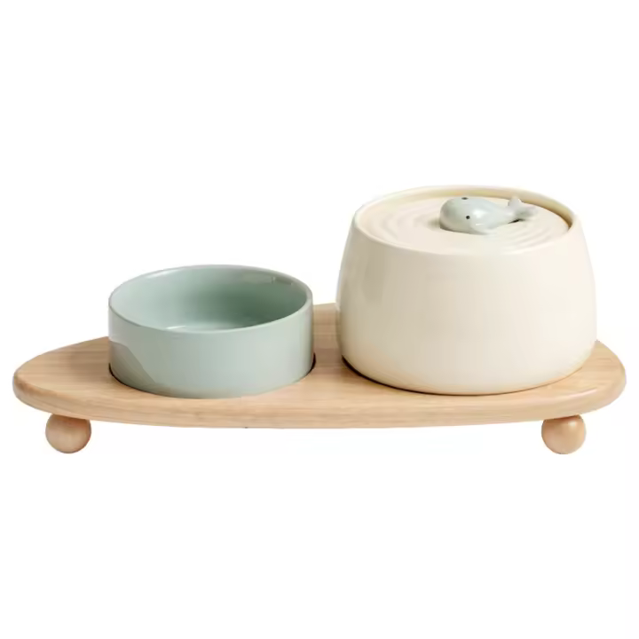Fuente de Agua with Filter de circulación automática de Cerámica para Gatos, suministros para mascotas, Cuenco Silencioso Móvil para Gatos, Agua Viva para Alimentación
Fuente de Agua Potable - 1