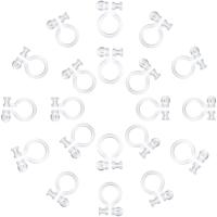 100 Pcs Componentes De Resina Para Pendientes Clip-on Estilos Variados Convertidor De Pendientes No Perforados Para DIY - details 0