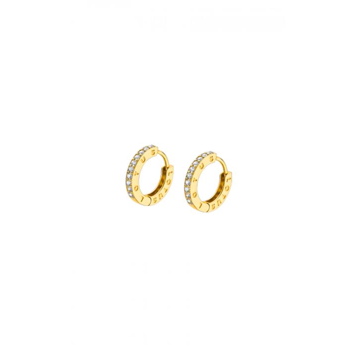 Lotus Argento Orecchini a cerchio Donna Zirconia Oro 925 Jlp1887-4-4