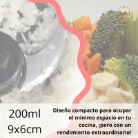 Cortador de Especias A&M Marbella con Cuerda - 2 Cuchillas de Acero Inoxidable - Mini Picadora Ajo Quttin - details 3