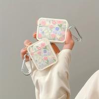 Funda De Silicona Para Airpods 2 1 3 Y pro Pintura De Flor De Aceite Protección Para Altavoces Con Estilo Artístico - details 0