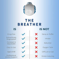 Entrenador De Respiración Portátil Aumenta La Capacidad Pulmonar Ajustable Resistencia Aeróbica Mejora Rápidamente La Capacidad Pulmonar - details 10