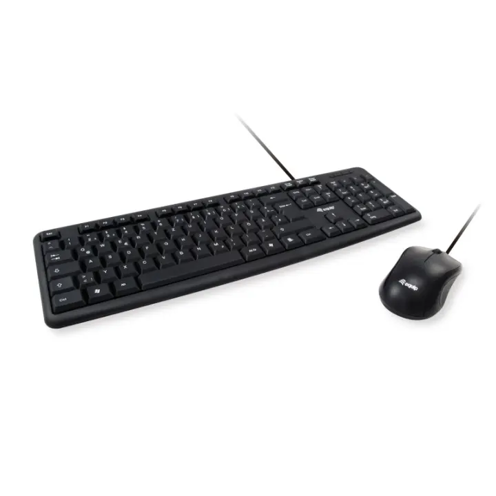 Equip - 245201 teclado Ratón incluido Oficina USB QWERTY Español Negro 245201 - 1