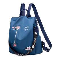 Mochila de moda para mujer, estilo coreano, moderna, de tela Oxford, antirrobo, con colgante - details 39