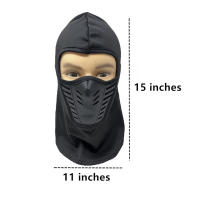 Máscara Facial Térmica De Piel De Oveja Para Motocicleta Y Bicicleta Protección Contra El Viento Y El Frío Para Ciclistas Y Esquiadores Hombres Y Mujeres - details 1