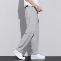 Pantalones Casuales Para Hombre Gris Caqui Veraniegos Rectos Y Anchos Deportivos De Baloncesto Con Bolsillos Cintura Media Peso Ligero - details 5