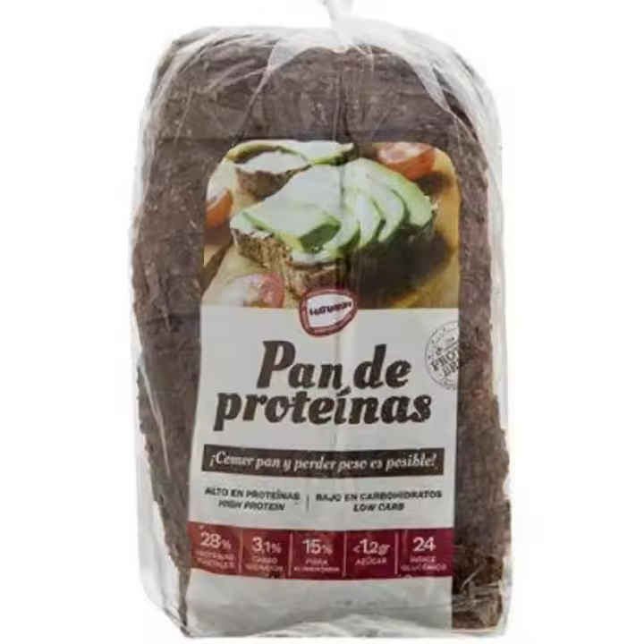 Pan Keto | Pan Proteinas | Pan Proteico | Pan Low Carb 500g Naturpan - Bajo en Carbohidratos, Rico en proteínas, Rico en fibra, Bajo índice glucemico. Pan dieta Keto, Pan dieta Proteica. Pan para diabeticos. - 1