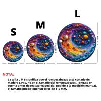 Puzzle De Madera Para Adultos Planetas Del Espacio Juego Familiar Irregular Mejor Regalo Para Niños De 14 Años O Más - details 1