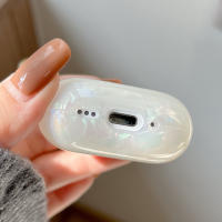 Estuche Suave De Concha De Perla Con Llavero Para AirPods pro Y 2 Airpods 4 3 2 Accesorios Inalámbricos Cubierta De Caja De Auriculares - details 2