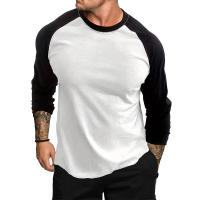 Camiseta De Hombre Para Gimnasio Y Correr Con Manga Larga Secado Rápido Eliminación De Humedad Cuello Redondo Deporte Entrenamiento Ligera - details 2