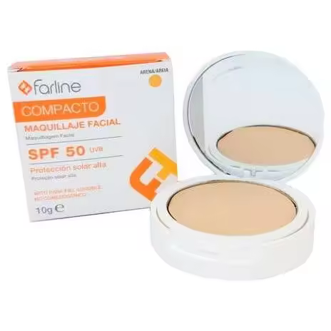 Farline Polvos Compactos Spf50 Color Arena 10G - 1