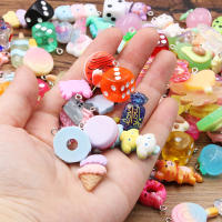 10Pcs Colgantes De Frutas Y Animales Mixtos Para Manualidades Joyería Pendientes Y Llaveros Hechos En Resina Acrylic Multicolor - details 5
