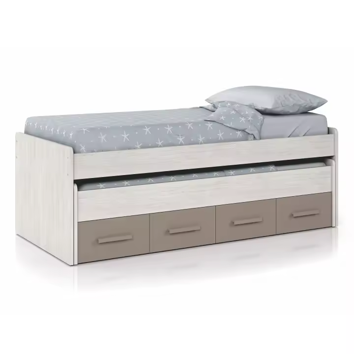 Habitdesign -Cama doble juvenil Ares - 1